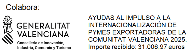 AYUDAS AL IMPULSO A LA INTERNACIONALIZACIÓN DE PYMES EXPORTADORAS DE LA COMUNITAT VALENCIANA 2025